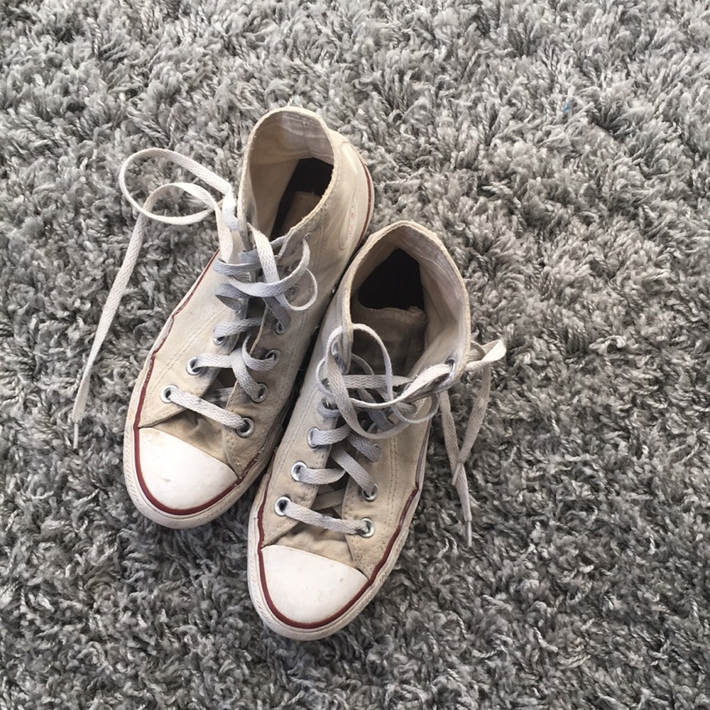 White High Top Converse